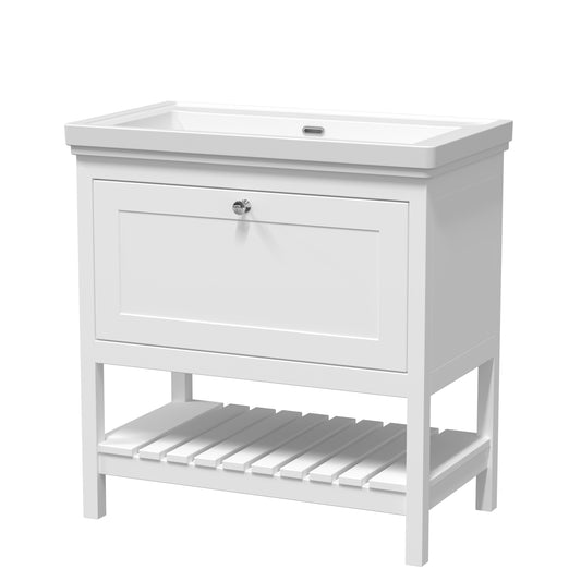 Hudson Reed 800mm Floor Standing Vanity & Basin 0TH