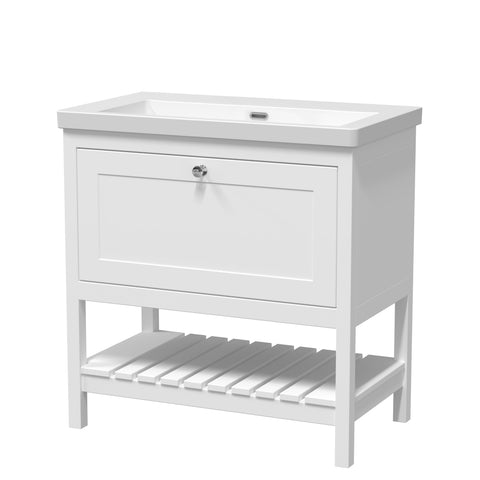 Hudson Reed 800mm Floor Standing Drawer Contemporary Basin 0TH