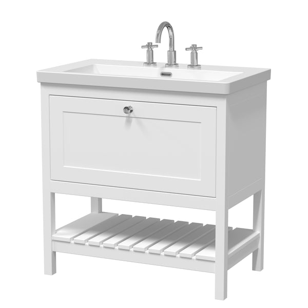 Hudson Reed 800mm Floor Standing Vanity & Basin 3TH