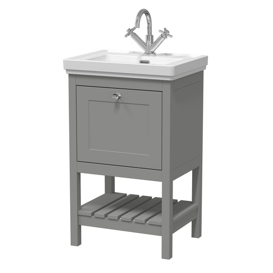 Hudson Reed 500mm Floor Standing Vanity & Basin 1TH