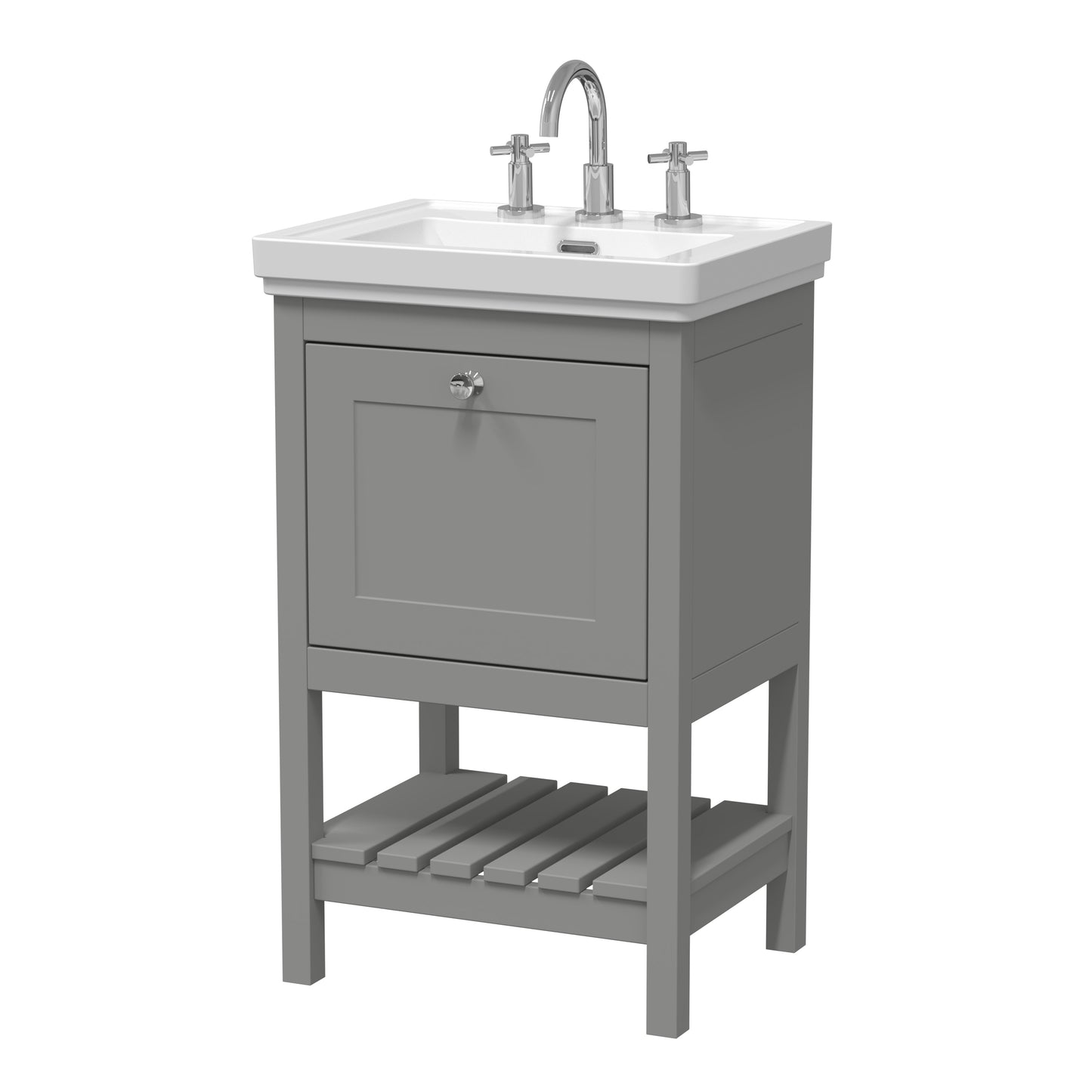 Hudson Reed 500mm Floor Standing Vanity & Basin 3TH