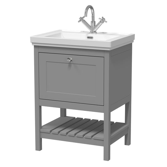 Hudson Reed 600mm Floor Standing Vanity & Basin 1TH