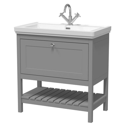 Hudson Reed 800mm Floor Standing Vanity & Basin 1TH