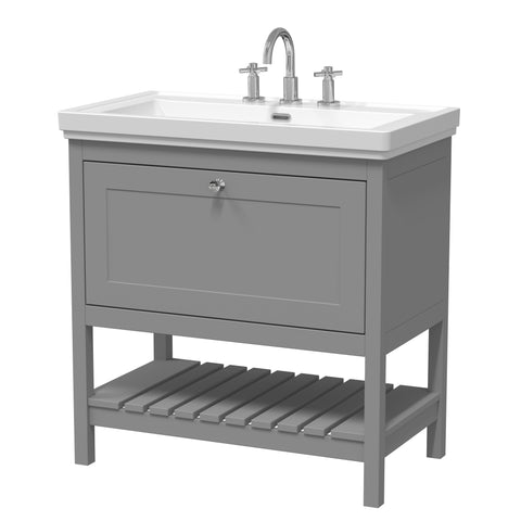 Hudson Reed 800mm Floor Standing Vanity & Basin 3TH