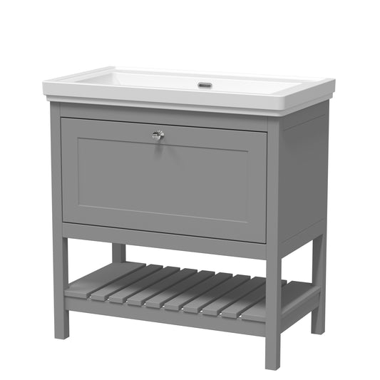 Hudson Reed 800mm Floor Standing Vanity & Basin 0TH