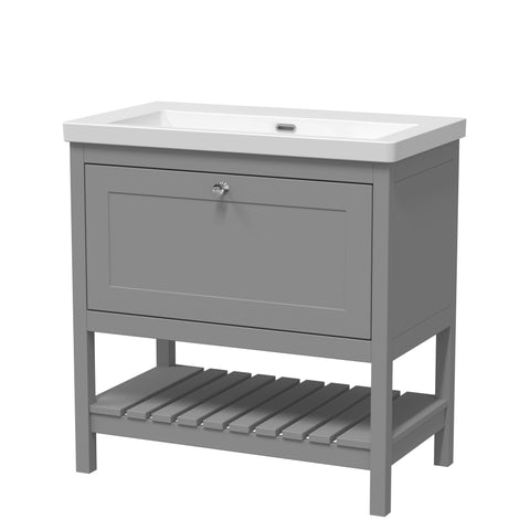 Hudson Reed 800mm Floor Standing Drawer Contemporary Basin 0TH