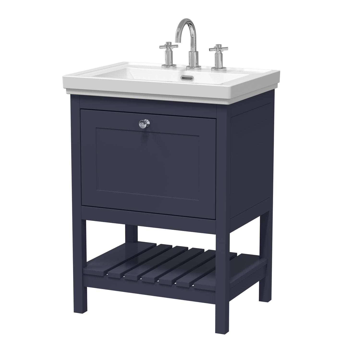Hudson Reed 600mm Floor Standing Vanity & Basin 3TH