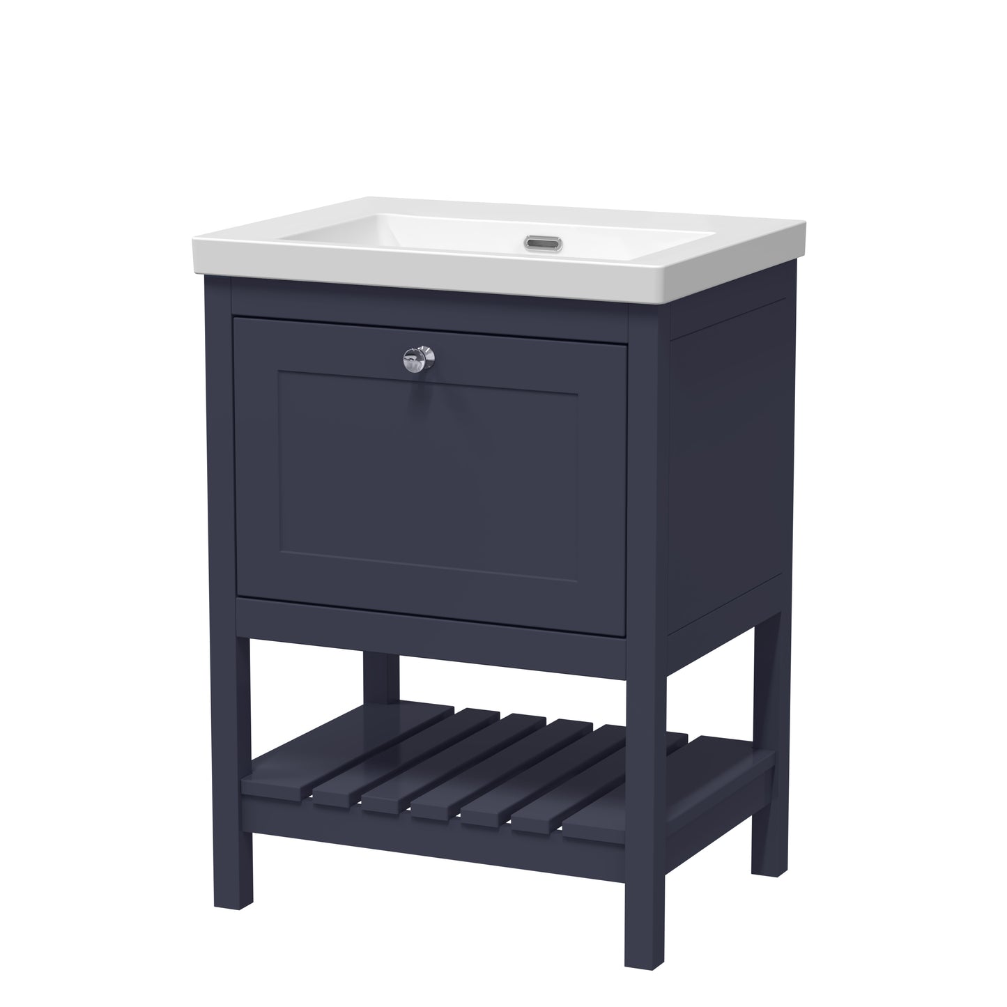 Hudson Reed 600mm Floor Standing Drawer Contemporary Basin 0TH