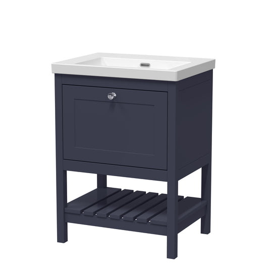 Hudson Reed 600mm Floor Standing Drawer Contemporary Basin 0TH