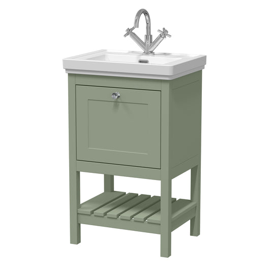 Hudson Reed 500mm Floor Standing Vanity & Basin 1TH