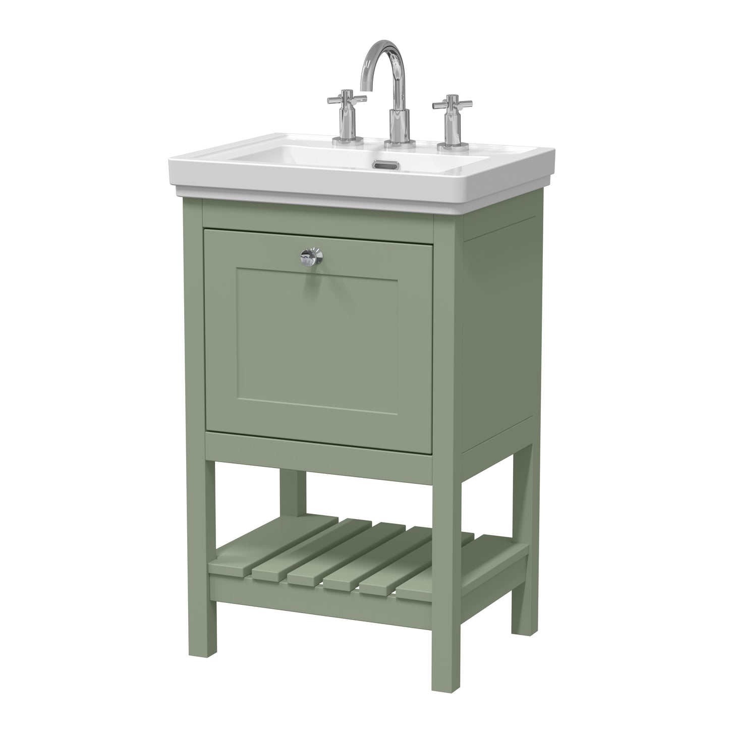 Hudson Reed 500mm Floor Standing Vanity & Basin 3TH
