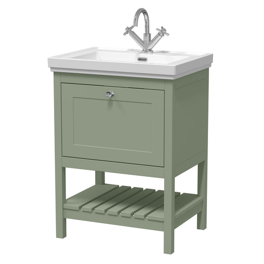 Hudson Reed 600mm Floor Standing Vanity & Basin 1TH