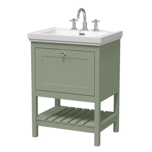 Hudson Reed 600mm Floor Standing Vanity & Basin 3TH