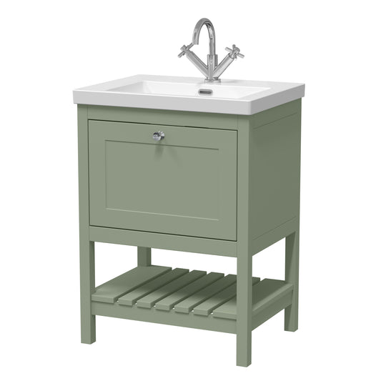 Hudson Reed 600mm Floor Standing Vanity & Basin 1TH