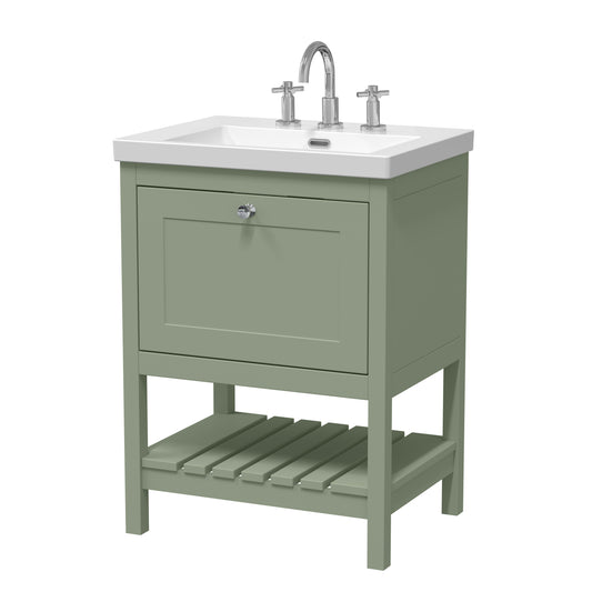 Hudson Reed 600mm Floor Standing Vanity & Basin 3TH