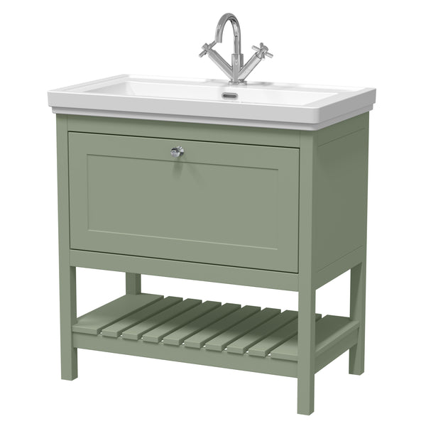 Hudson Reed 800mm Floor Standing Vanity & Basin 1TH