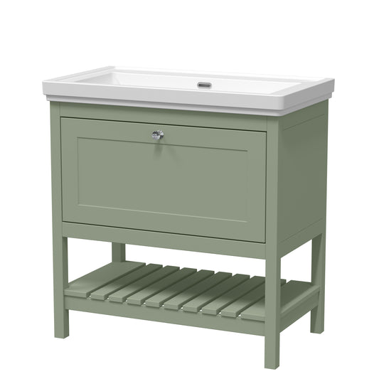 Hudson Reed 800mm Floor Standing Vanity & Basin 0TH