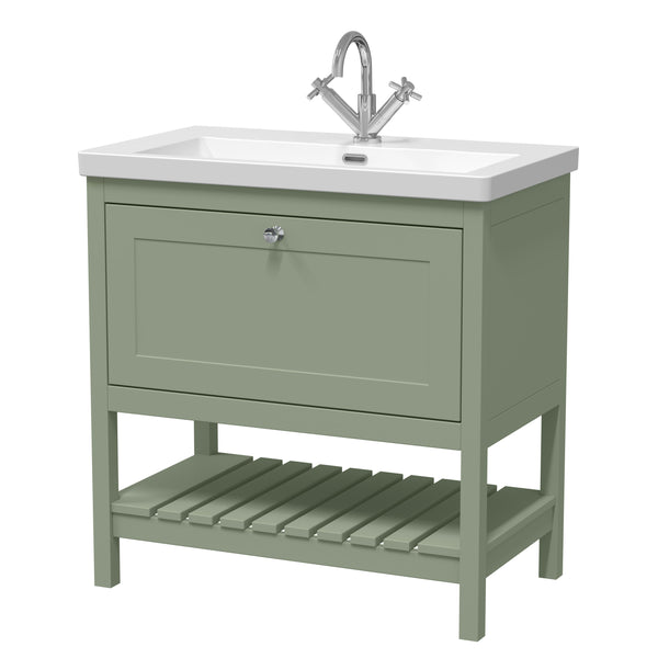 Hudson Reed 800mm Floor Standing Vanity & Basin 1TH