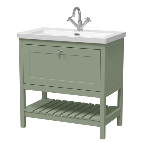 Hudson Reed 800mm Floor Standing Vanity & Basin 1TH