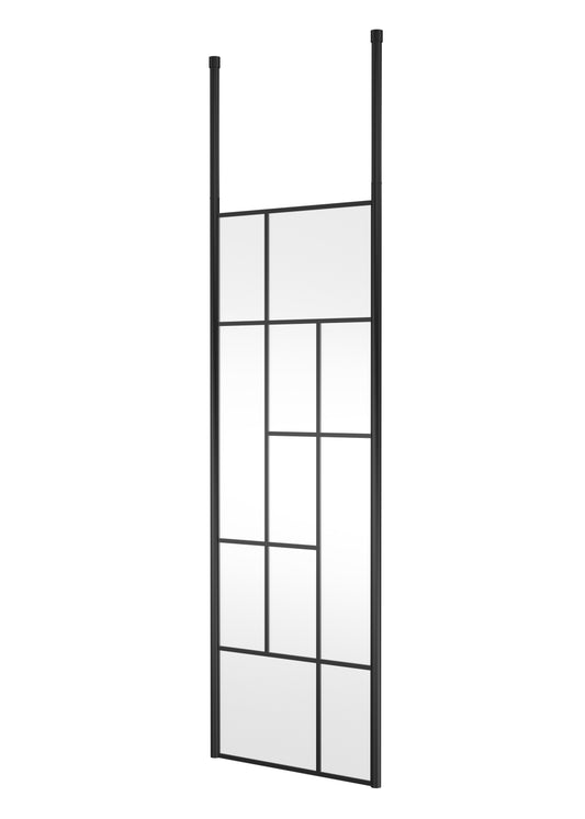 Hudson Reed 700mm Abstract Frame Wetroom Screen with Ceiling Posts