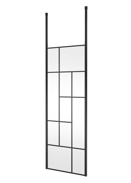 Hudson Reed 760mm Abstract Frame Wetroom Screen with Ceiling Posts