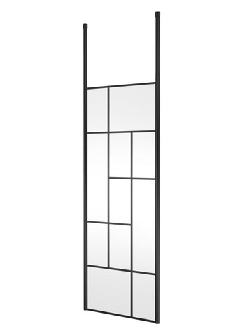 Hudson Reed 760mm Abstract Frame Wetroom Screen with Ceiling Posts