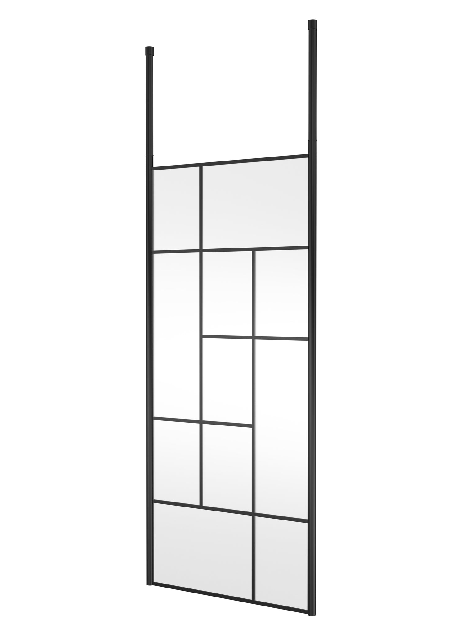 Hudson Reed 900mm Abstract Frame Wetroom Screen with Ceiling Posts