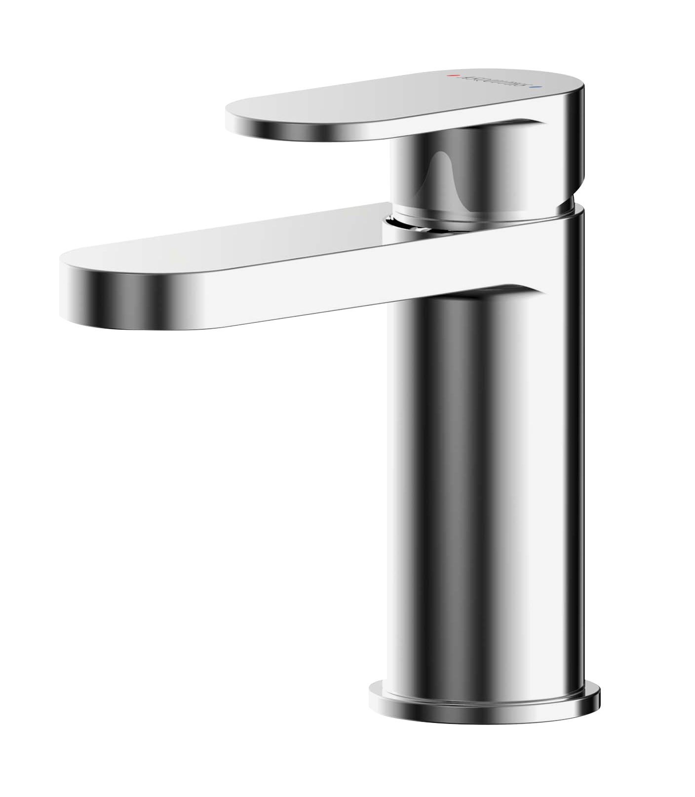 NUIE Mini Basin Mixer With Push Button Waste