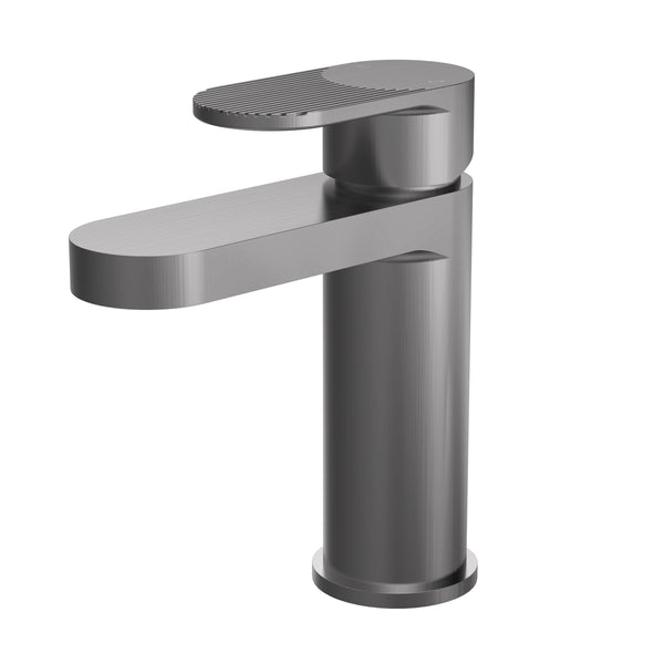 NUIE Fluted Mono Basin Mixer with Push Button Waste