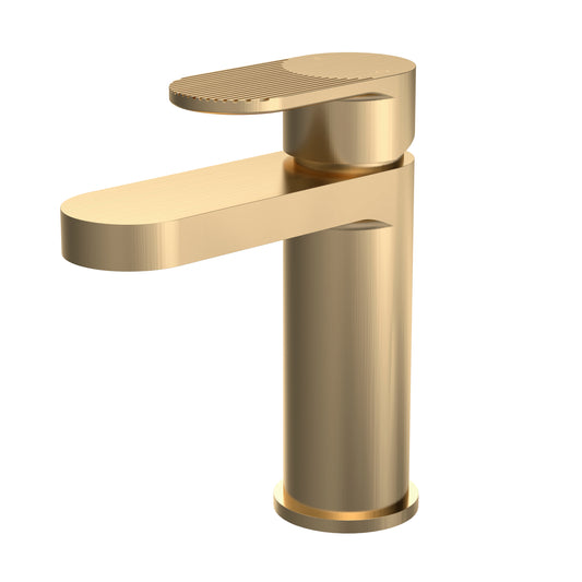 NUIE Fluted Mono Basin Mixer with Push Button Waste