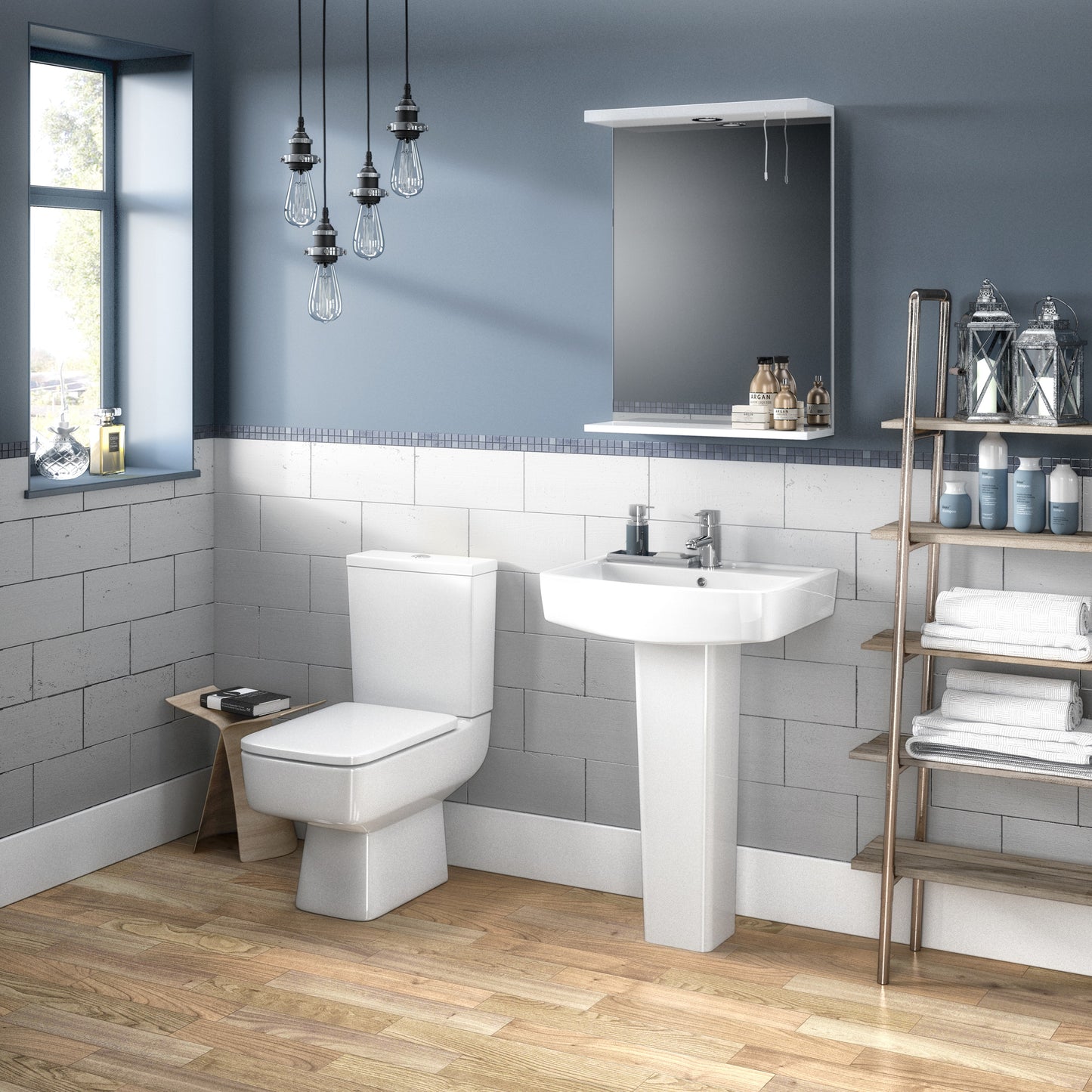 NUIE Semi Flush to Wall WC