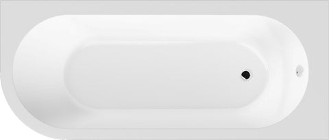 NUIE Right Hand Back to Wall Corner Bath