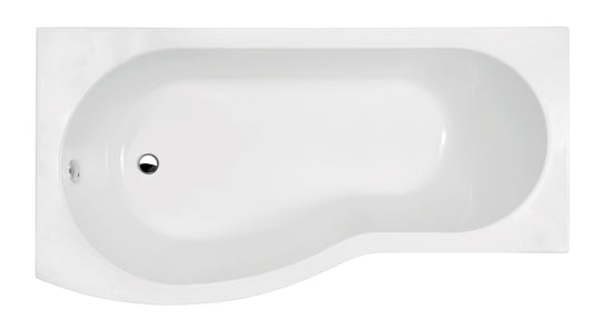 NUIE 1500mm Left Hand B-Shaped Bath