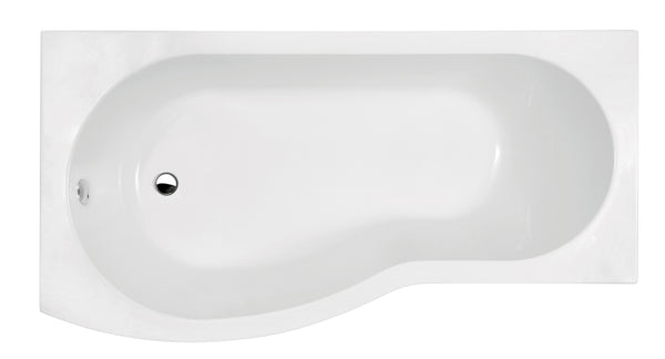 NUIE 1500mm Left Hand B-Shaped Bath