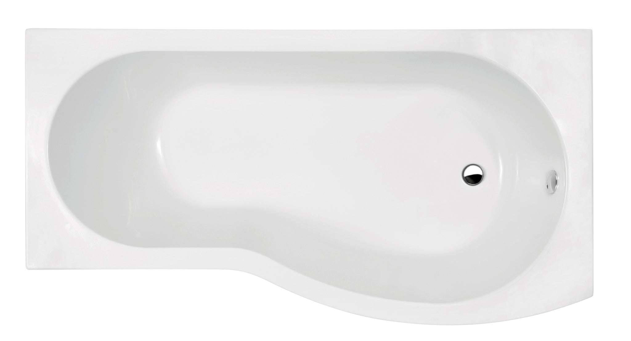 NUIE 1500mm Right Hand B-Shaped Bath
