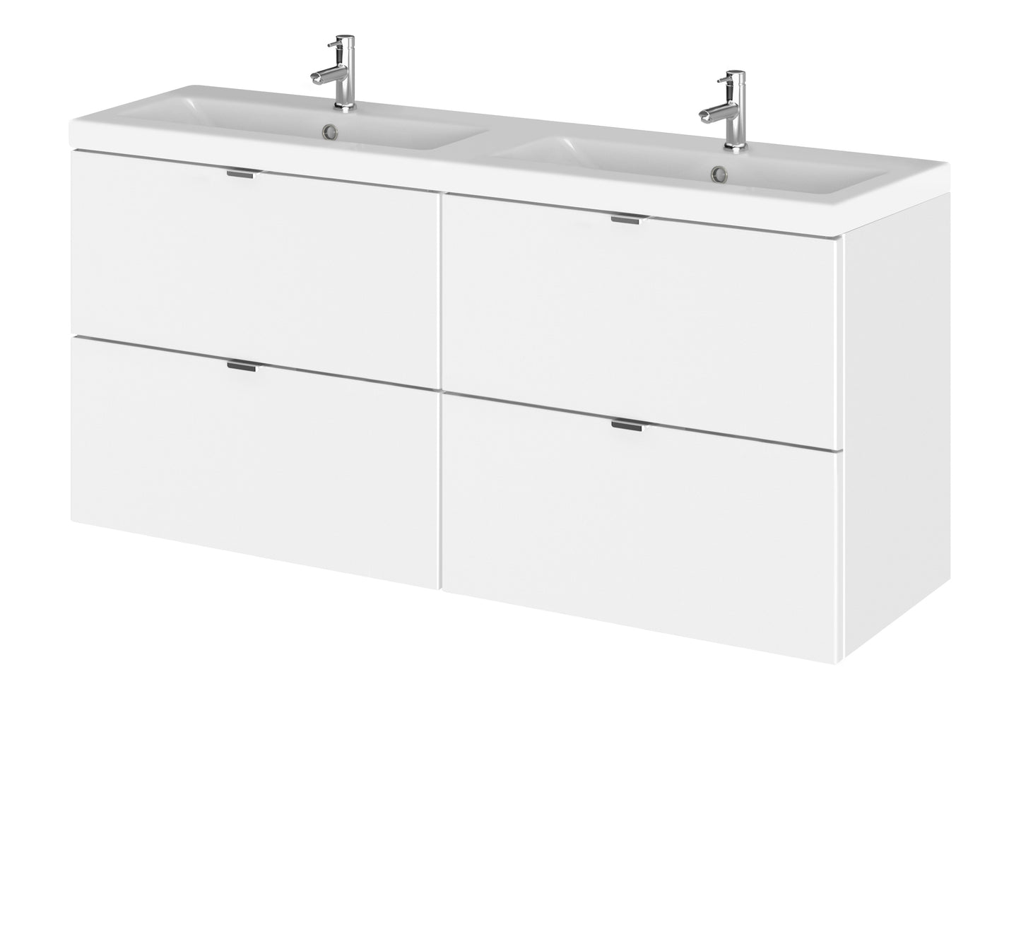Hudson Reed 1200mm Vanity Unit & Double Ceramic Basin