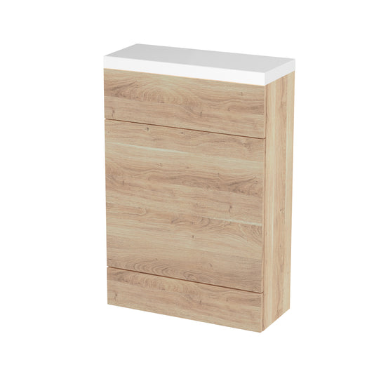 Hudson Reed 600mm Compact WC Unit & Polymarble Top