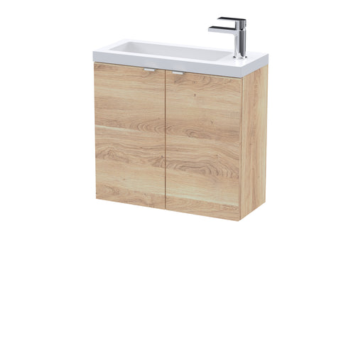 Hudson Reed 600mm 2-Door Wall Hung Unit & Basin