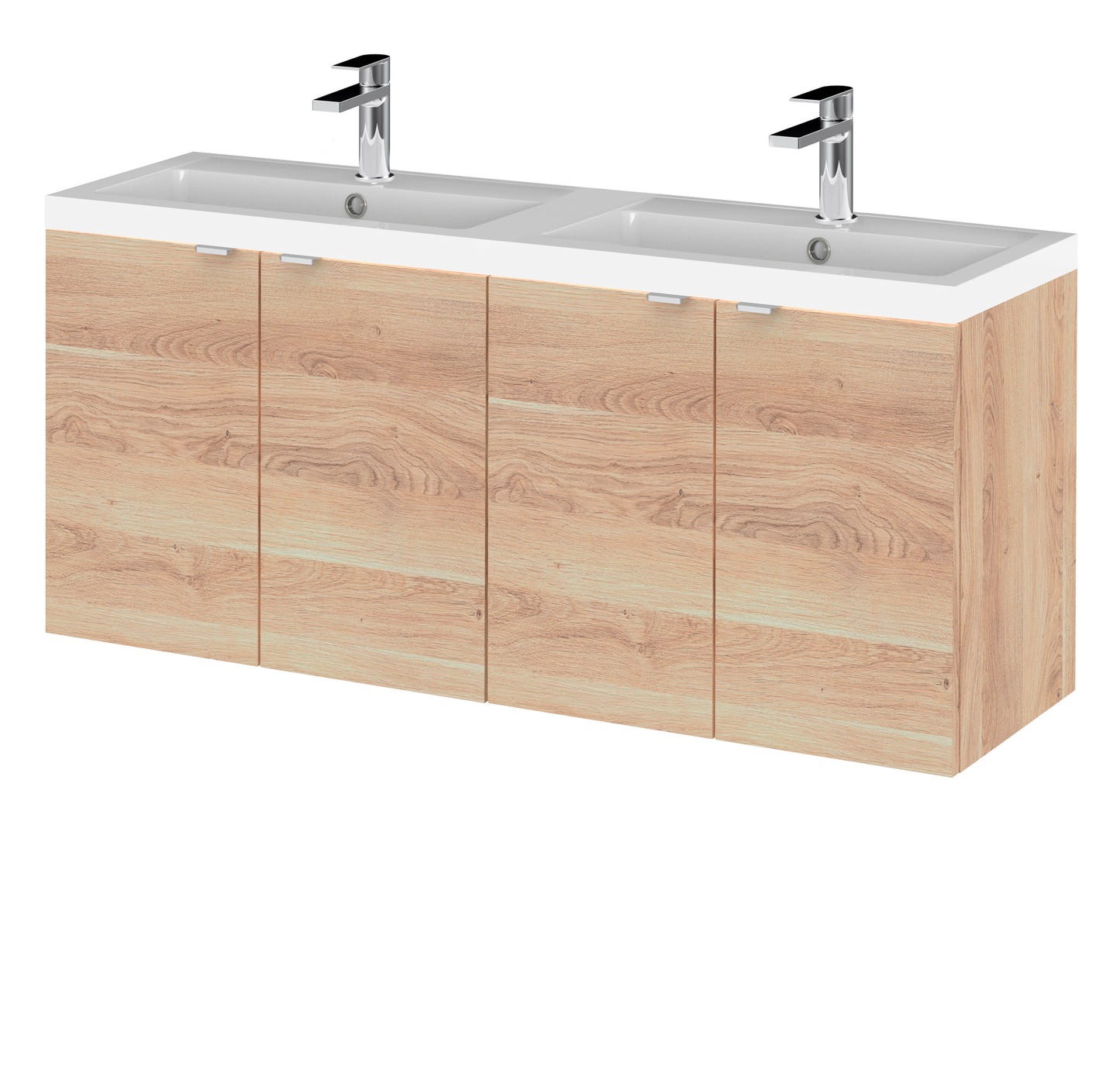 Hudson Reed 1200mm WH 4-Door Vanity & Double Basin