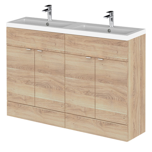 Hudson Reed 1200mm FS 4-Door Vanity & Double Basin