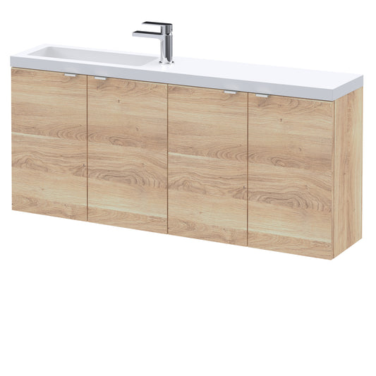Hudson Reed 1200mm WH 4-Door Vanity  & Slimline Basin