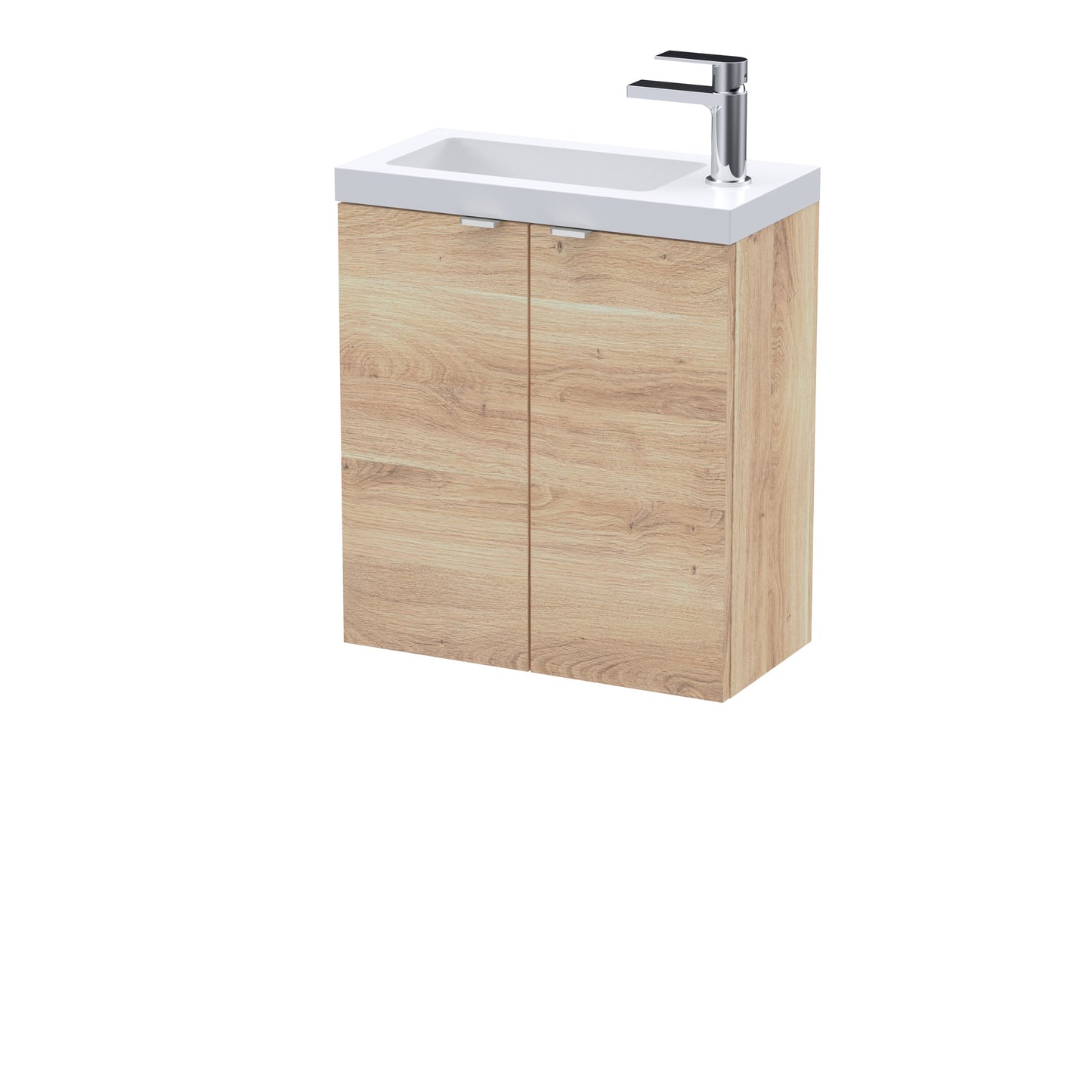 Hudson Reed 500mm 2-Door Wall Hung Unit & Basin