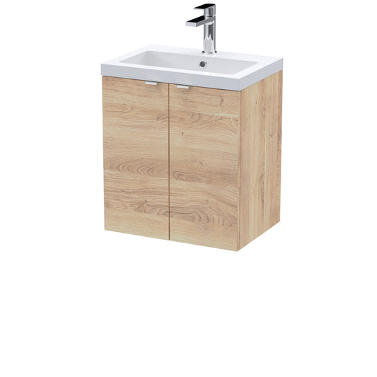 Hudson Reed 500mm 2-Door Wall Hung Unit & Basin