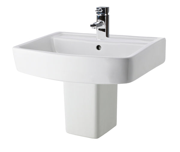 NUIE 520mm Basin & Semi Pedestal
