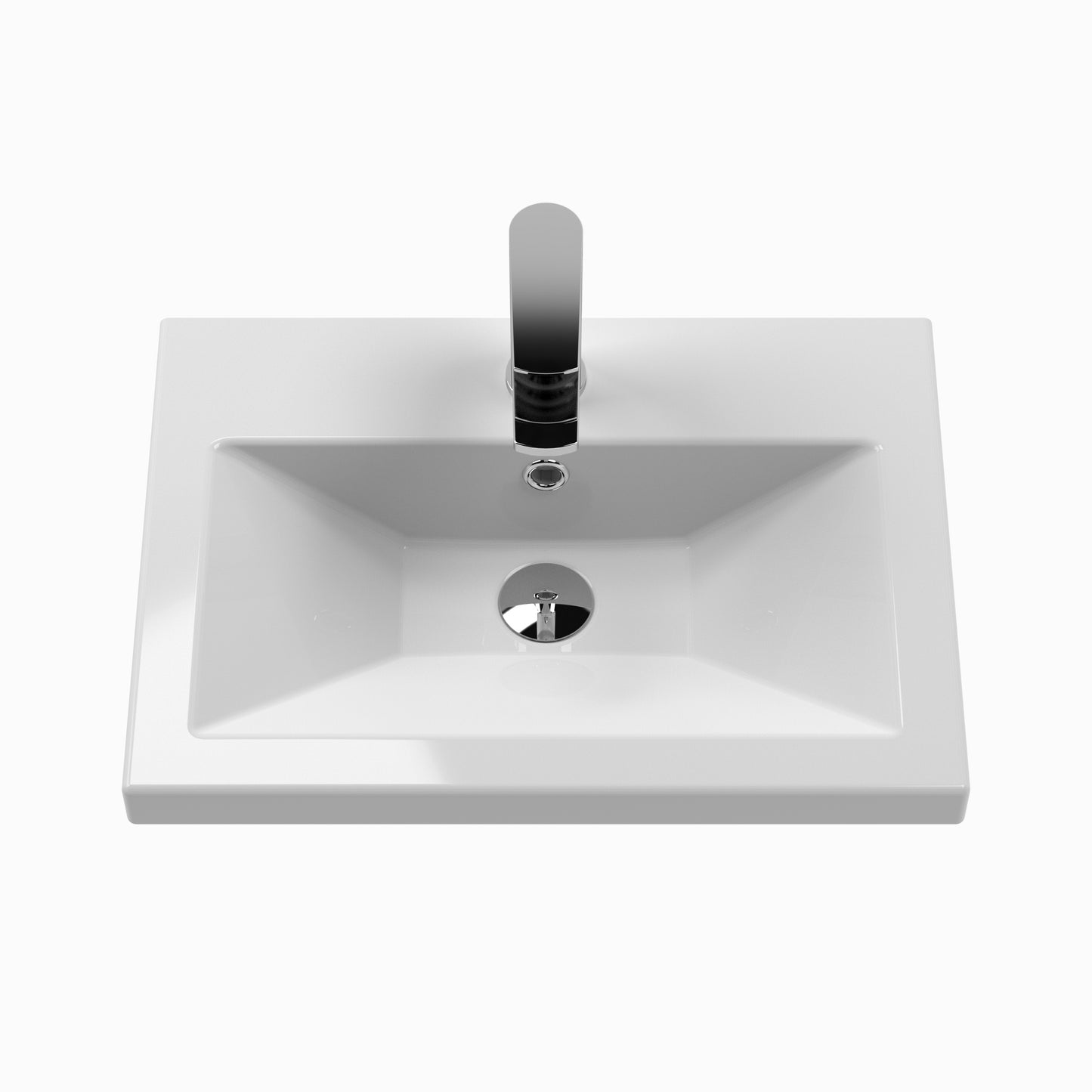 NUIE 500mm Floor Standing 2-Door Vanity & Ceramic Basin