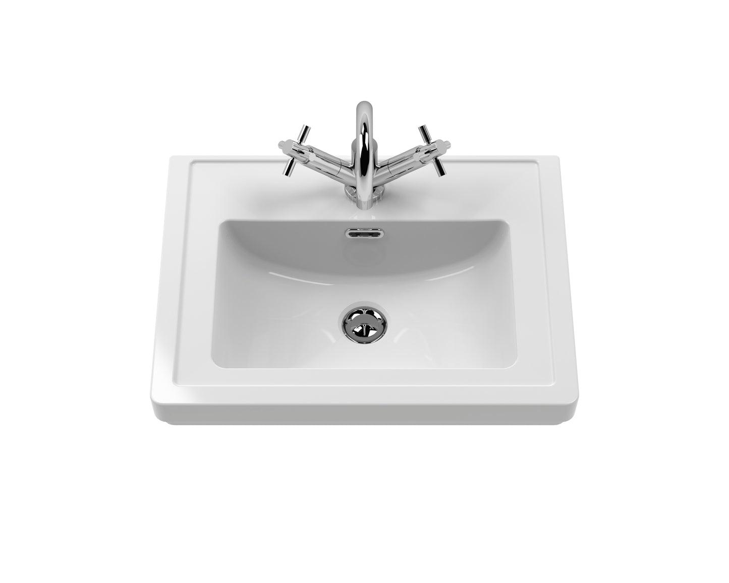 NUIE 500mm Wall Hung 1-Drawer Vanity & Basin 1TH
