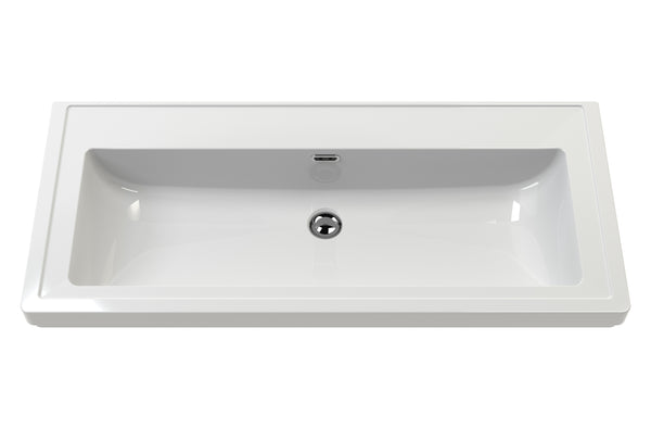 Hudson Reed HUDSON REED 1000mm 2-Door Unit & Classic Fireclay Basin 0TH