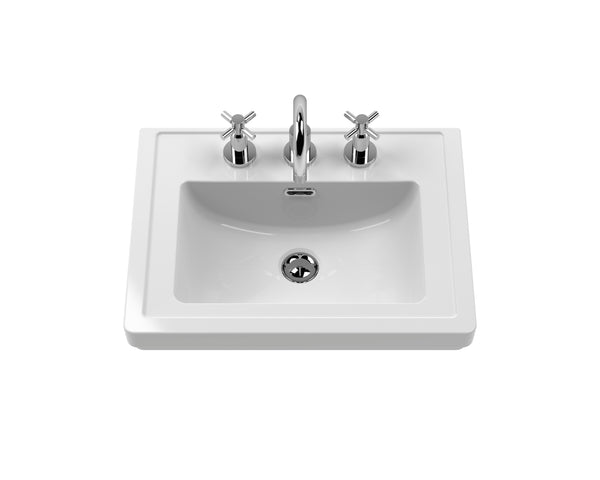 NUIE 500mm Wall Hung 1-Drawer Vanity & Basin 3TH