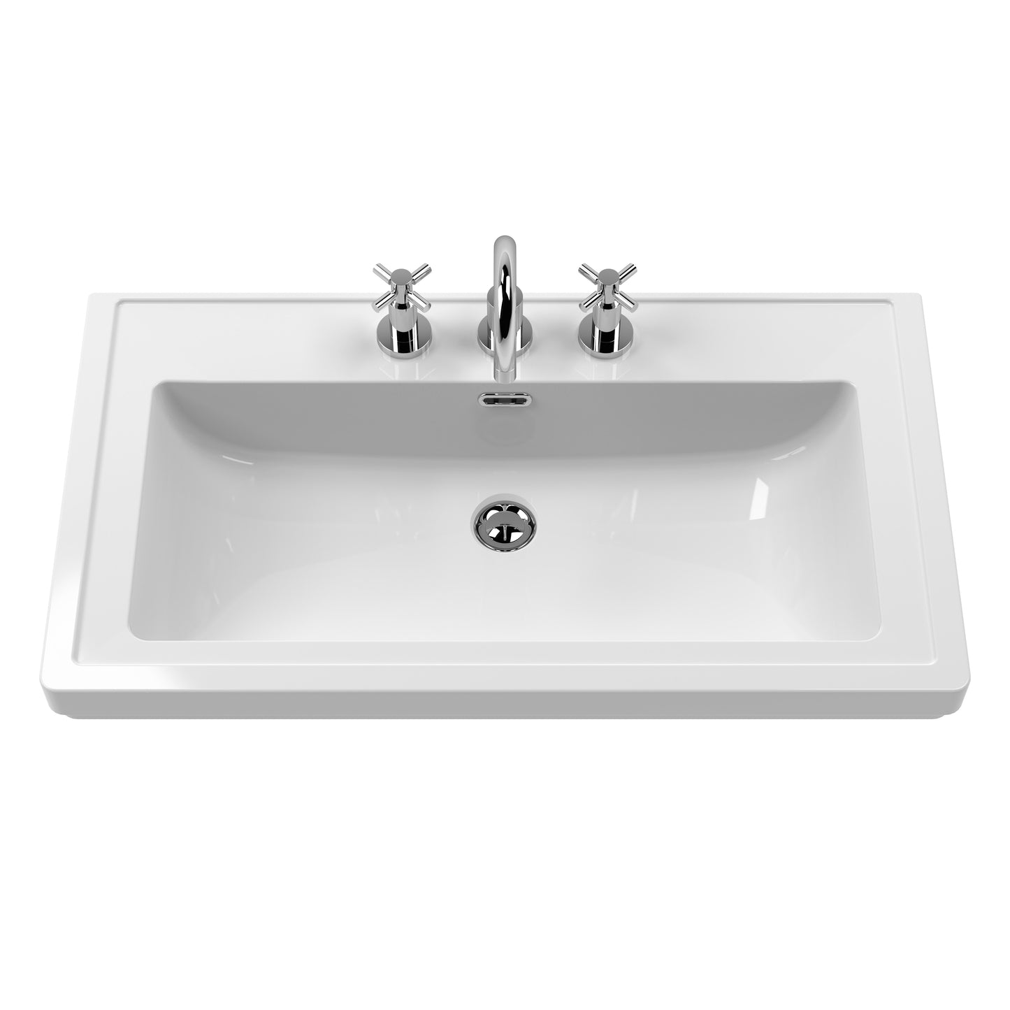 Hudson Reed 800mm Floor Standing Vanity & Basin 3TH