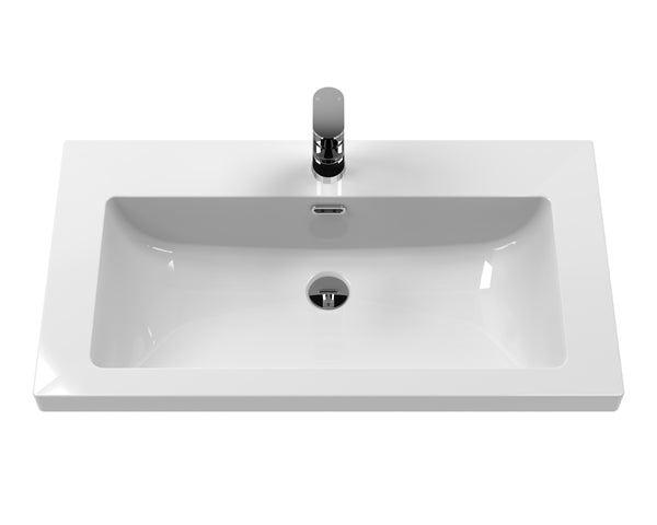 Hudson Reed 800mm 2-Door Unit & Contemporary Fireclay Basin 1TH